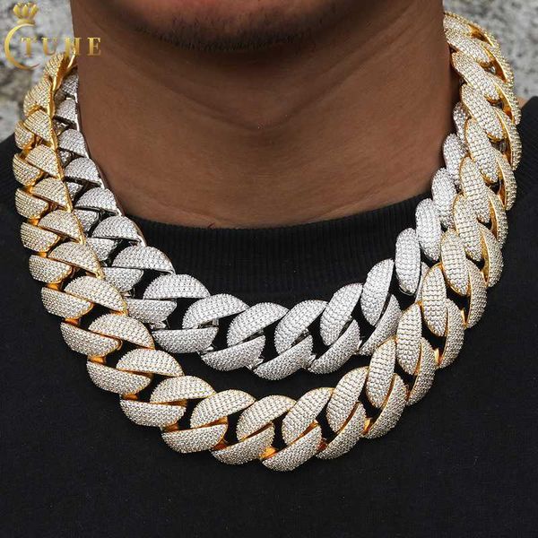 23mm 5 rows vvs moissanite diamond s925 sterling silver lab grown si diamond iced out hip hop jewelry cubana necklace for men
23mm 5 rows vvs moissanite diamond s925 sterling silver lab grown si diamond iced out hip hop jewelry cubana necklace for men