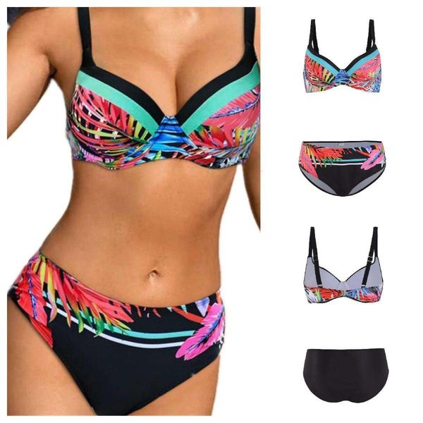 swimsuit split hard bag floral leaf swimwear women, White;black
swimsuit split hard bag floral leaf swimwear women, White;black