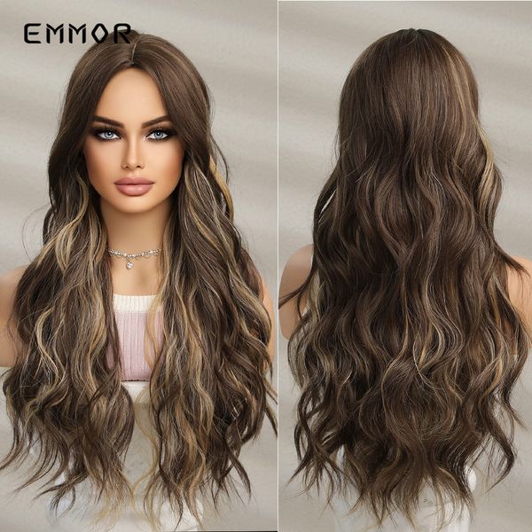 synthetic mixed brown wigs long wavy wig for women with bangs party daily cosplay lolita heat resistant fibre hair wigsfactor, Black
synthetic mixed brown wigs long wavy wig for women with bangs party daily cosplay lolita heat resistant fibre hair wigsfactor, Black