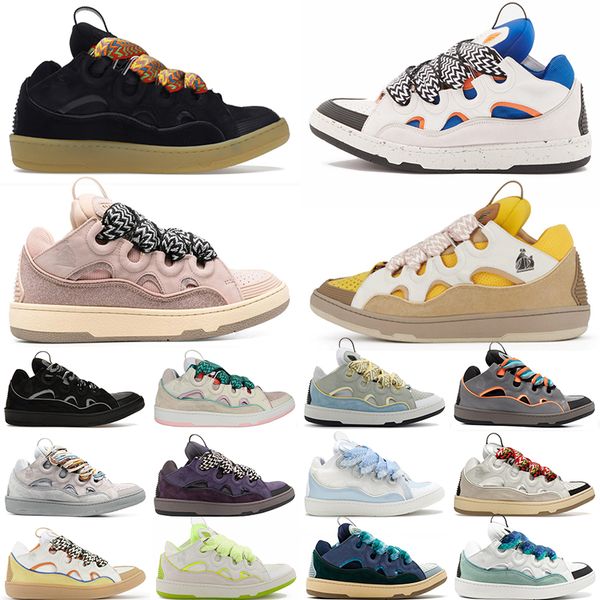 2023 women men luxury sneakers designer lanvins shoes laceup extraordinary embossed leather curb lanvins calfskin rubber nappa platform sole, Black
2023 women men luxury sneakers designer lanvins shoes laceup extraordinary embossed leather curb lanvins calfskin rubber nappa platform sole, Black