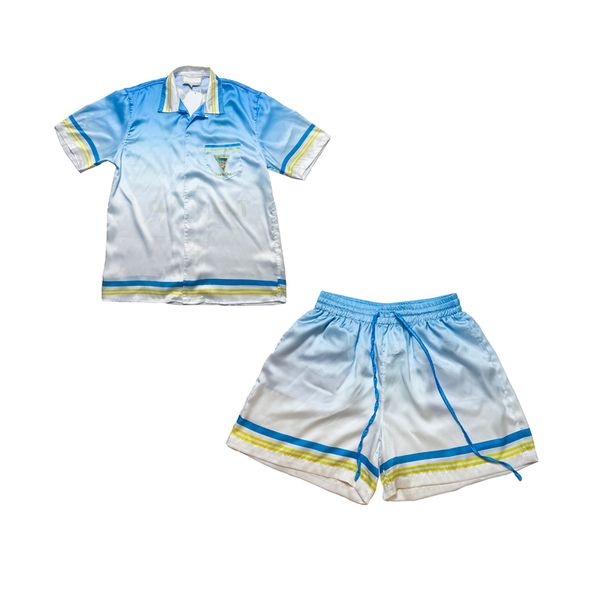 23ss beach silk men shirt tee europe usa hawaii summer casual tenis club short sleeve shorts sets tracksuit homewear pajamas premium versio, Black;brown
23ss beach silk men shirt tee europe usa hawaii summer casual tenis club short sleeve shorts sets tracksuit homewear pajamas premium versio, Black;brown