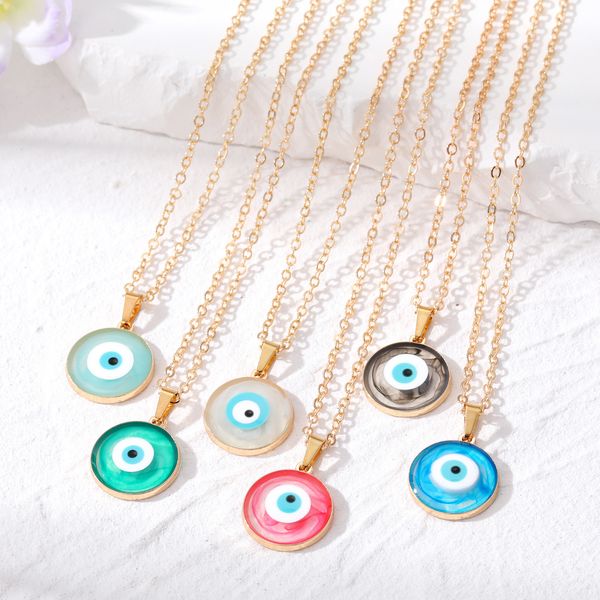 turkish evil eye necklace for women lucky blue eye pendant necklaces party jewelry, Silver
turkish evil eye necklace for women lucky blue eye pendant necklaces party jewelry, Silver