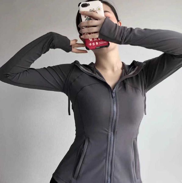 designer same suit hooded define women's sports jacket solid color fitness hoodie lululemens women, Black;brown
designer same suit hooded define women's sports jacket solid color fitness hoodie lululemens women, Black;brown