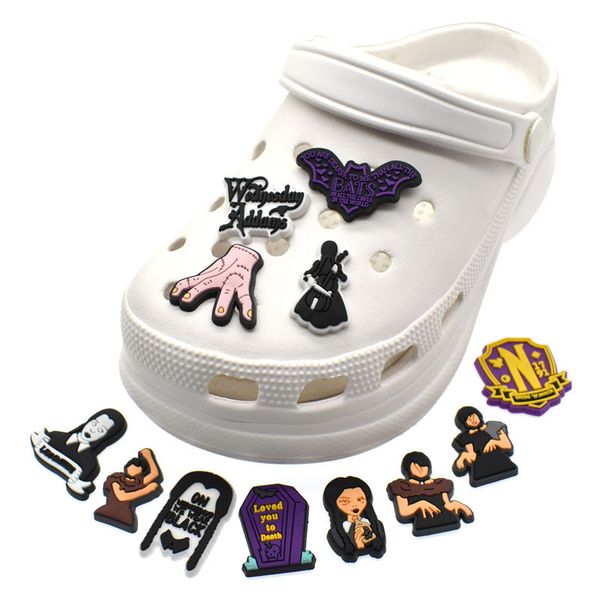 anime charms wholesale childhood memories wednesday addams funny gift cartoon charms shoe accessories pvc decoration buckle soft rubber clog, Blue
anime charms wholesale childhood memories wednesday addams funny gift cartoon charms shoe accessories pvc decoration buckle soft rubber clog, Blue