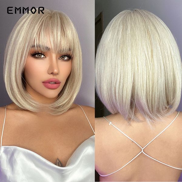 synthetic short bob wigs with air bangs for women ombre brown to blonde heat resistant hair wigs for cosplay partyfactory direct, Black
synthetic short bob wigs with air bangs for women ombre brown to blonde heat resistant hair wigs for cosplay partyfactory direct, Black