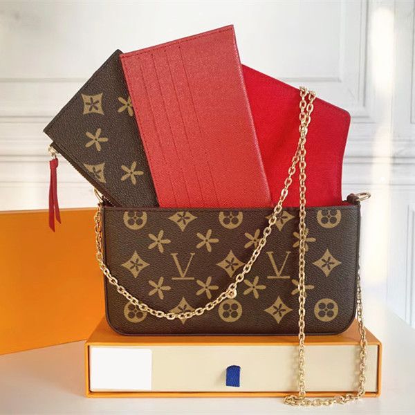 m61276 3piece pochette felicie chain bag genuine leather luxurys designers embossed bags womens mens tote handbag shoulder bag clutch envelo
m61276 3piece pochette felicie chain bag genuine leather luxurys designers embossed bags womens mens tote handbag shoulder bag clutch envelo