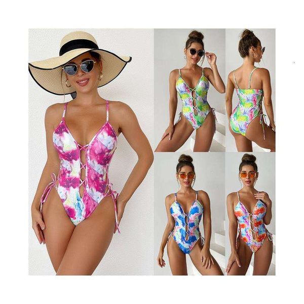 fashion swimsuit women one piece briefs printed multi color three side strap womens, White;black
fashion swimsuit women one piece briefs printed multi color three side strap womens, White;black