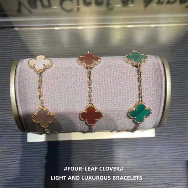 charm bracelets necklaces lucky four-leaf clover plated with rose gold five-flower gift female fashion bracelet, Golden;silver
charm bracelets necklaces lucky four-leaf clover plated with rose gold five-flower gift female fashion bracelet, Golden;silver