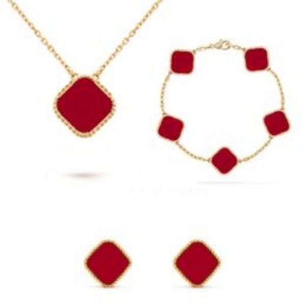 4 vans leaf clover necklace designer luxury jewelry set pendant necklaces bracelet stud earrings gold silver mother of pearl green flower ne, Black
4 vans leaf clover necklace designer luxury jewelry set pendant necklaces bracelet stud earrings gold silver mother of pearl green flower ne, Black