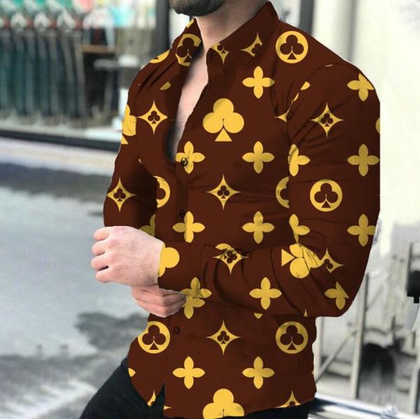 mens designer shirts small horse quality full floral print blouse luxurious lapel fit casual business clothing long-sleeved shirt multiple c, White;black
mens designer shirts small horse quality full floral print blouse luxurious lapel fit casual business clothing long-sleeved shirt multiple c, White;black