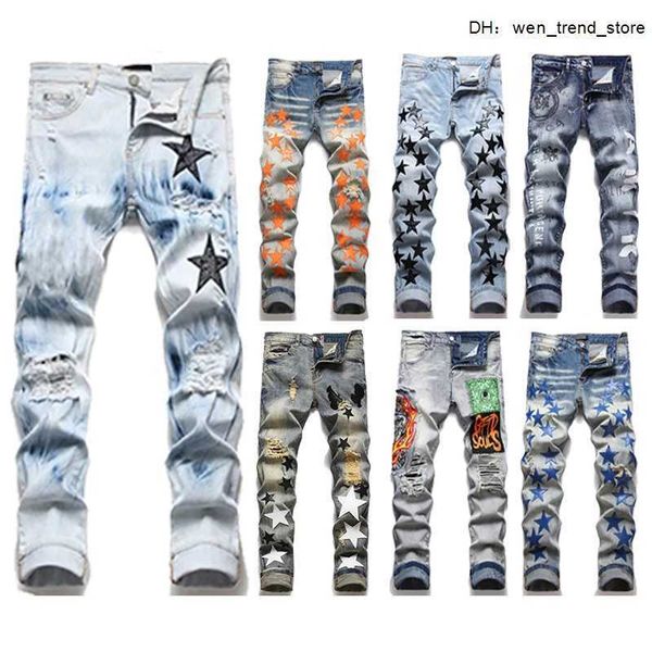 2023 new designer am jeans rips skinny hip hop for men ripped mens pants holes denim man straight leg slim fit zipper fashion 242r, Blue
2023 new designer am jeans rips skinny hip hop for men ripped mens pants holes denim man straight leg slim fit zipper fashion 242r, Blue