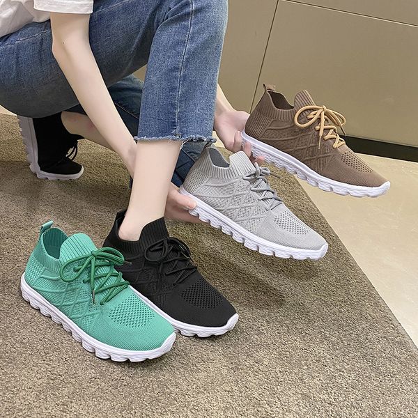 womens sneakers socks shoes breathable knitted casual lace up summer ladies shoes female students vulcanized running shoes 2022, Black
womens sneakers socks shoes breathable knitted casual lace up summer ladies shoes female students vulcanized running shoes 2022, Black