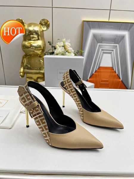 netizen high heel women's 2023 spring and autumn new pattern metal buckle thin heel baotou single shoe27, Black
netizen high heel women's 2023 spring and autumn new pattern metal buckle thin heel baotou single shoe27, Black