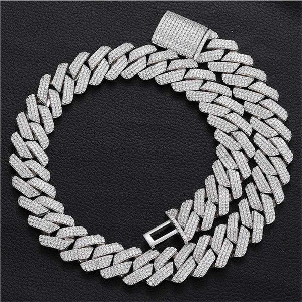 hip hop jewelry cuban link chain vvs moissanite 14mm cuban link necklace tennis chain for men, Silver
hip hop jewelry cuban link chain vvs moissanite 14mm cuban link necklace tennis chain for men, Silver