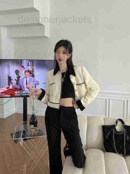 women's jackets designer high-end autumn winter temperament contrast color border design wool short jacket 7srw, Black;brown
women's jackets designer high-end autumn winter temperament contrast color border design wool short jacket 7srw, Black;brown