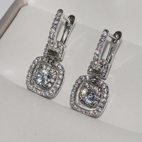 vecalon luxury dangle earring aaaaa cz real 925 sterling silver statement party wedding drop earrings for women bridal jewelry, Golden;silver
vecalon luxury dangle earring aaaaa cz real 925 sterling silver statement party wedding drop earrings for women bridal jewelry, Golden;silver