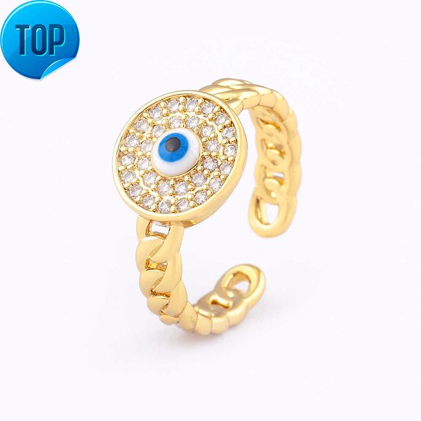 qiku trendy round shape diamond with eye open adjustable rings gold plated chain finger jewelry customized factory wholesale, Silver
qiku trendy round shape diamond with eye open adjustable rings gold plated chain finger jewelry customized factory wholesale, Silver