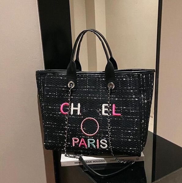 luxury classic designer beach bags tote label pearl shoulder bag portable large capacity female fashion canvas handbag brand women handbags
luxury classic designer beach bags tote label pearl shoulder bag portable large capacity female fashion canvas handbag brand women handbags