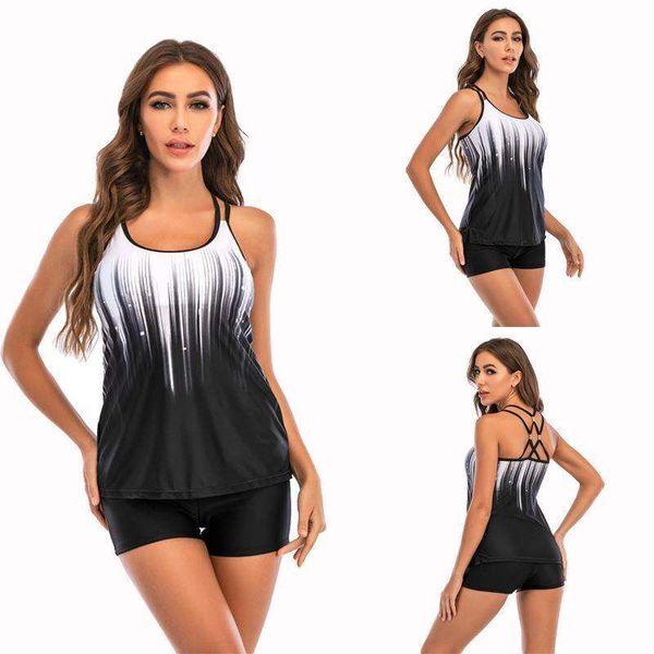 pattern printed swimsuit female slim fitting back shaping cross strap bikini, White;black
pattern printed swimsuit female slim fitting back shaping cross strap bikini, White;black
