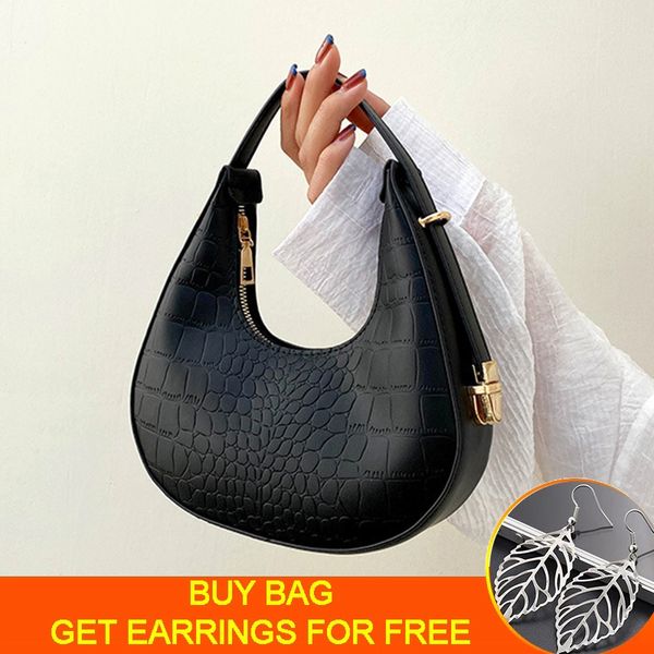 fashion alligator pattern shoulder bags for women small handle underarm bag clutch luxury pu leather female handbag with purse
fashion alligator pattern shoulder bags for women small handle underarm bag clutch luxury pu leather female handbag with purse