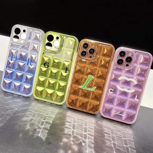 Image of Phone Case Designer iphone Case for apple iphone 14 Pro Max14pro 13 12 13promax 12promax CellPhone Cases Fashion 3D Ice Cake Luxury Glitter Shockproof Mobile Cover