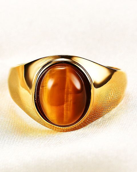 vintage gemtone rings for women men stainless steel single turquoise tiger eye stone rings jewelry gift for business elite boyfriend dad yw1, Golden;silver
vintage gemtone rings for women men stainless steel single turquoise tiger eye stone rings jewelry gift for business elite boyfriend dad yw1, Golden;silver