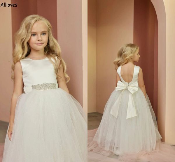 pretty tulle a line flower girl dresses elegant satin jewel neck with crystals bow belt little girl' party pageant gowns ivory kids ba, White;blue
pretty tulle a line flower girl dresses elegant satin jewel neck with crystals bow belt little girl' party pageant gowns ivory kids ba, White;blue