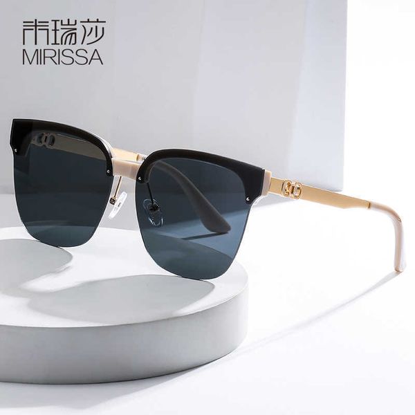 2023 new women's polarized fashion half frame sunglasses men's uv resistant driving glasses, White;black
2023 new women's polarized fashion half frame sunglasses men's uv resistant driving glasses, White;black