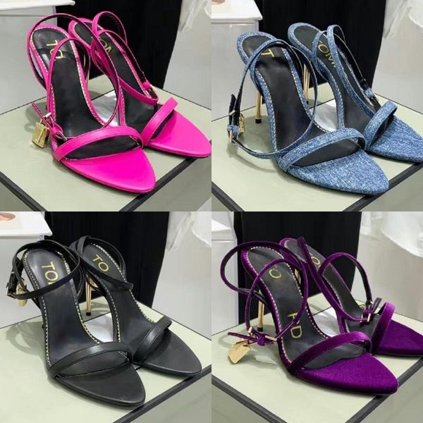 dress shoes lady sandals tomfords high heels padlock naked sandal luxury brands gold heel shiny nappa leather pointy wedding party dress pum, Black
dress shoes lady sandals tomfords high heels padlock naked sandal luxury brands gold heel shiny nappa leather pointy wedding party dress pum, Black