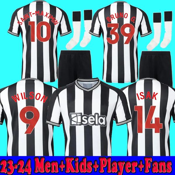 23 24 newccastle soccer jersey wood 2023 2024 united bruno g. wilson shelvey almiro trippier football shirts maximin men kit kids, Black;yellow
23 24 newccastle soccer jersey wood 2023 2024 united bruno g. wilson shelvey almiro trippier football shirts maximin men kit kids, Black;yellow