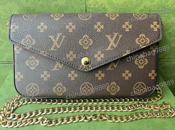 m61276 fashion chain shoulder bags women handbag mini clutch wallets card holder purse 3pcs leather cross body bag handbags with box real pi
m61276 fashion chain shoulder bags women handbag mini clutch wallets card holder purse 3pcs leather cross body bag handbags with box real pi