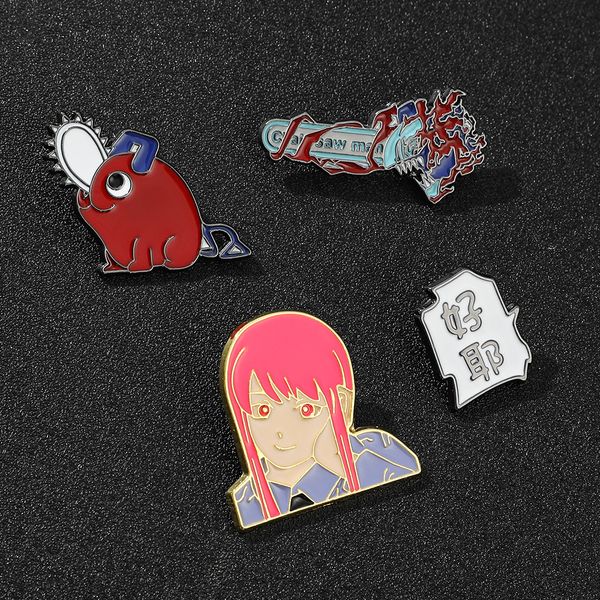 chainsaw man brooch metal enamel pochita makima cosplay commemorative props jewelry badge cute anime movies games hard enamel pins collect m, Blue
chainsaw man brooch metal enamel pochita makima cosplay commemorative props jewelry badge cute anime movies games hard enamel pins collect m, Blue