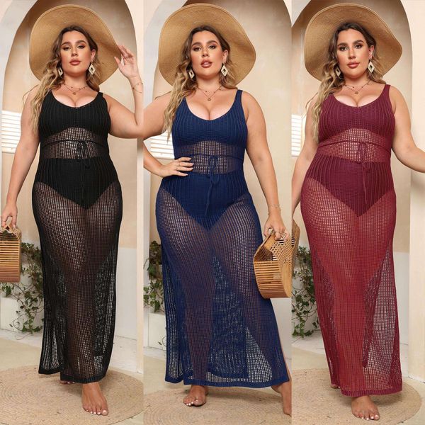 large size womens swimwear beach vest skirt cutout see through woven shirt split bikini blouse, White;black
large size womens swimwear beach vest skirt cutout see through woven shirt split bikini blouse, White;black