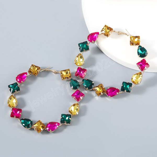 luxury rhinestone big hoop earrings women's earrings party fashion luxury jewelry accessories, Golden;silver
luxury rhinestone big hoop earrings women's earrings party fashion luxury jewelry accessories, Golden;silver