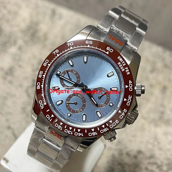 2 style u1 version luxury mens watches 40mm 116506 126506 brown ceramic bezel ice blue dial automatic movement st9 code stainless steel men&, Slivery;brown
2 style u1 version luxury mens watches 40mm 116506 126506 brown ceramic bezel ice blue dial automatic movement st9 code stainless steel men&, Slivery;brown