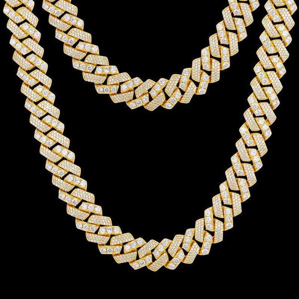 oem/odm service hip hop jewelry custom 18mm 925 silver vvs moissanite diamond iced out cuban link chain necklace
oem/odm service hip hop jewelry custom 18mm 925 silver vvs moissanite diamond iced out cuban link chain necklace