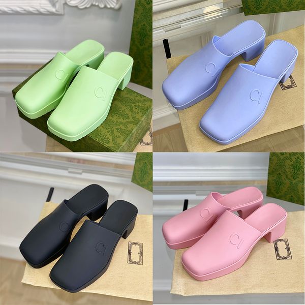 double g luxury designer women slippers high heels candy colors rubber solid jelly sandals fashion holiday beach summer slides slip-on ladis, Black
double g luxury designer women slippers high heels candy colors rubber solid jelly sandals fashion holiday beach summer slides slip-on ladis, Black