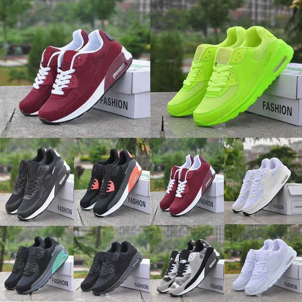 designer 90 running shoes sneakers for men women classic 90s triple mesh leather black white breathable outdoor sports trainer walking surfa
designer 90 running shoes sneakers for men women classic 90s triple mesh leather black white breathable outdoor sports trainer walking surfa
