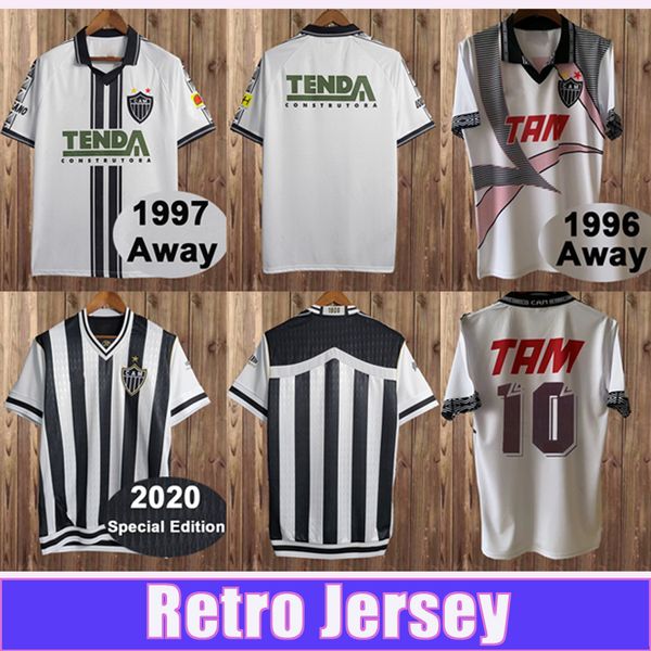 1996 2008 atletico mineiro mens retro soccer jersey home away white short sleeve football shirt, Black;yellow
1996 2008 atletico mineiro mens retro soccer jersey home away white short sleeve football shirt, Black;yellow