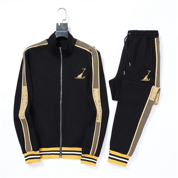 fashion men's sports suit 2023 lvsity two-piece coat hoodie trousers lovers spring and autumn leisure outdoor sports suit viutonity 03-, Gray
fashion men's sports suit 2023 lvsity two-piece coat hoodie trousers lovers spring and autumn leisure outdoor sports suit viutonity 03-, Gray