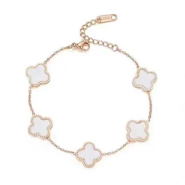 charm bracelets necklaces exquisite shell lucky four leaf grass 18k gold high grade simple titanium stainless steel clavicle chain bracelet, Golden;silver
charm bracelets necklaces exquisite shell lucky four leaf grass 18k gold high grade simple titanium stainless steel clavicle chain bracelet, Golden;silver