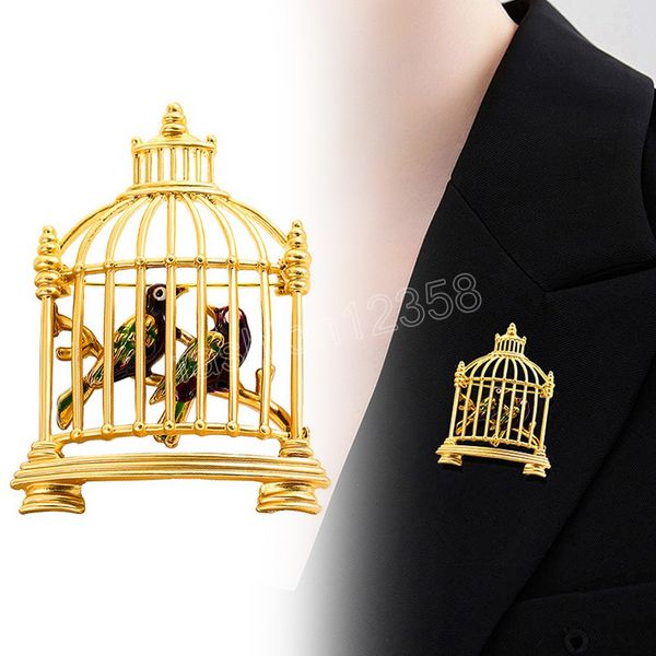 vintage court style birdcage brooch drop glaze alloy bird animal pins creative vintage corsage accessories pins gifts, Gray
vintage court style birdcage brooch drop glaze alloy bird animal pins creative vintage corsage accessories pins gifts, Gray