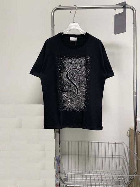 new s mens designer embroidered letter t-shirt short sleeve spring/summer fashion mens and womens t-shirt european code g# 40, White;black
new s mens designer embroidered letter t-shirt short sleeve spring/summer fashion mens and womens t-shirt european code g# 40, White;black