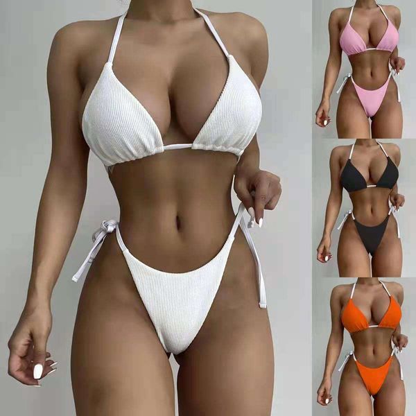 bikini triangle bag bandage knitted fabric solid color split women swimsuit, White;black
bikini triangle bag bandage knitted fabric solid color split women swimsuit, White;black