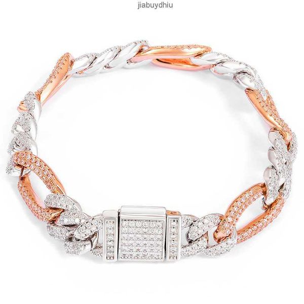 fashion rose gold color necklace jewelry 10mm 925 sterling silver iced out vvs moissanite cuban link bracelet
fashion rose gold color necklace jewelry 10mm 925 sterling silver iced out vvs moissanite cuban link bracelet