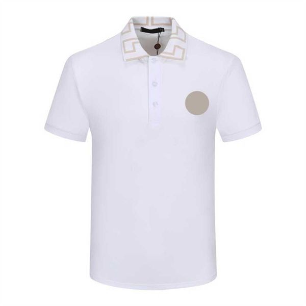 men's women's polos luxury europe paris patchwork men tshirt fashion mens designer t shirt casual men clothes medusa cotton tee lu, White;black
men's women's polos luxury europe paris patchwork men tshirt fashion mens designer t shirt casual men clothes medusa cotton tee lu, White;black