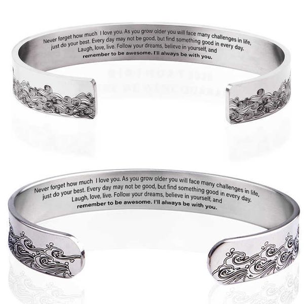 charm bracelets bangle remember to be awesome 10mm stainless steel open bracelet popular gift, Golden;silver
charm bracelets bangle remember to be awesome 10mm stainless steel open bracelet popular gift, Golden;silver