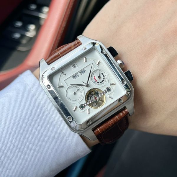 fine men's watch, new multi-functional design, automatic mechanical movement, 316 steel case, imported calfskin strap, mineral super mi, Slivery;golden
fine men's watch, new multi-functional design, automatic mechanical movement, 316 steel case, imported calfskin strap, mineral super mi, Slivery;golden