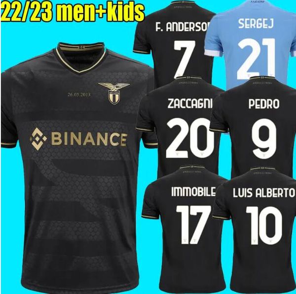 2023 lazio immobile soccer jerseys maglie 22 23 immobile luis bastos sergej badelj lucas j.correa zaccagni marusic men kids kit football shi, Black;yellow
2023 lazio immobile soccer jerseys maglie 22 23 immobile luis bastos sergej badelj lucas j.correa zaccagni marusic men kids kit football shi, Black;yellow