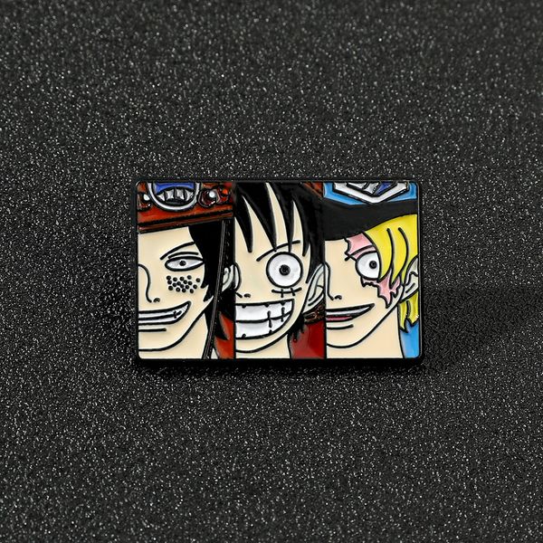 one piece three characters head brooch cute anime movies games hard enamel pins collect metal cartoon brooch backpack hat bag collar lapel b, Blue
one piece three characters head brooch cute anime movies games hard enamel pins collect metal cartoon brooch backpack hat bag collar lapel b, Blue